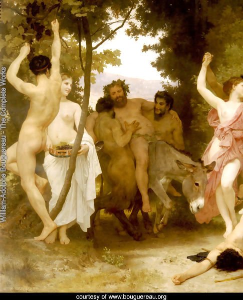 La Jeunesse de Bacchus [detail: left] (The Youth of Bacchus)