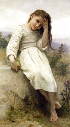 William-Adolphe Bouguereau - Petite Maraudeuse (Little Thief)