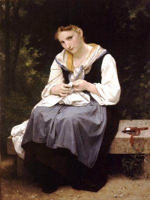William-Adolphe Bouguereau - Jeune Ouvriere (Young Worker)