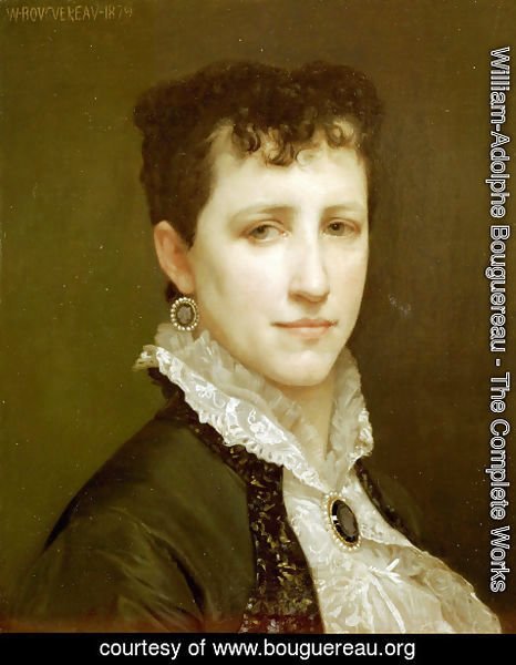 William-Adolphe Bouguereau - Portrait de Mademoiselle Elizabeth Gardner (Portrait of Miss Elizabeth Gardner)