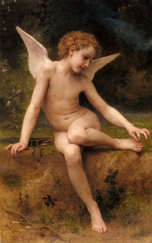 William-Adolphe Bouguereau - L'Amour A L'Epine
