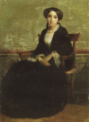 William-Adolphe Bouguereau - Portrait of Genevieve Celine, eldest daughter of Adolphe Bouguereau