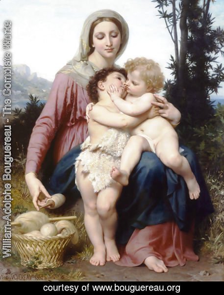William-Adolphe Bouguereau - Sainte Famille (The Holy Family)