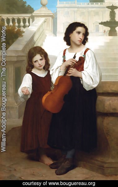 William-Adolphe Bouguereau - Loin du pays (Far from home)