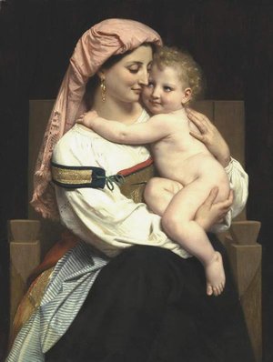 Femme de Cervara et Son Enfant (Woman of Cervara and Her Child)