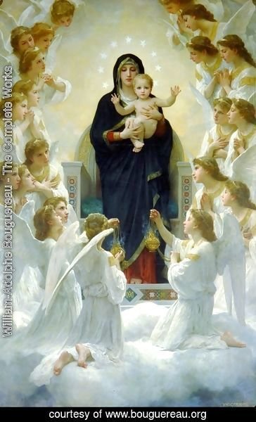 William-Adolphe Bouguereau - The Virgin With Angels