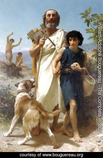 William-Adolphe Bouguereau - Homer and His Guide