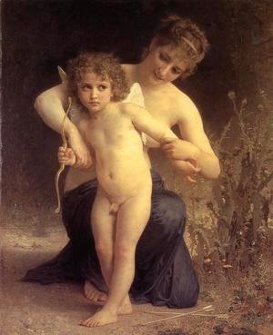 William-Adolphe Bouguereau - Love Disarmed