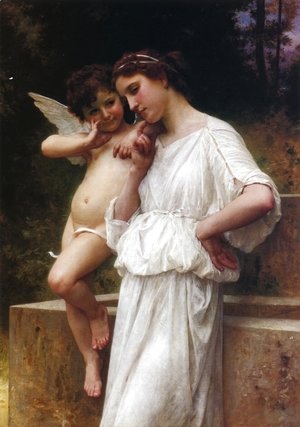 William-Adolphe Bouguereau - Love's Scerets