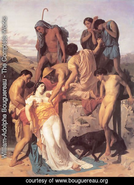 William-Adolphe Bouguereau - Zenobia found by shepherds on the banks of the Araxes