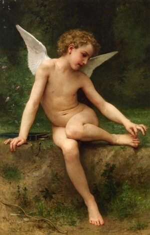 William-Adolphe Bouguereau - Cupid with Thorn