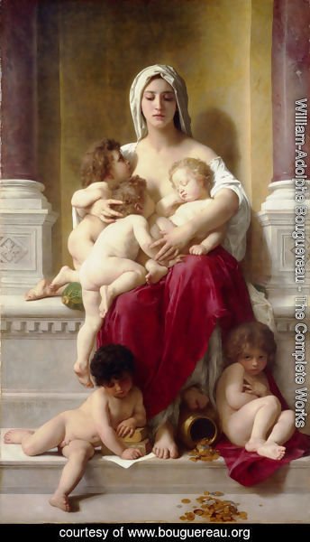 William-Adolphe Bouguereau - La Charite (Charity)