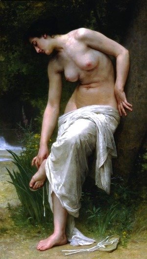 William-Adolphe Bouguereau - After the Bath (1894)