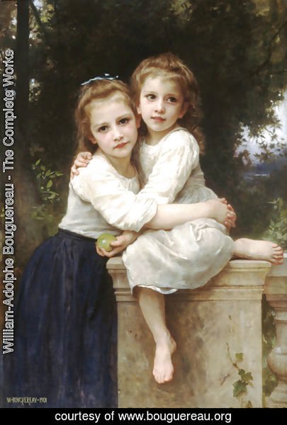 William-Adolphe Bouguereau - Deux Soeurs [Two Sisters]