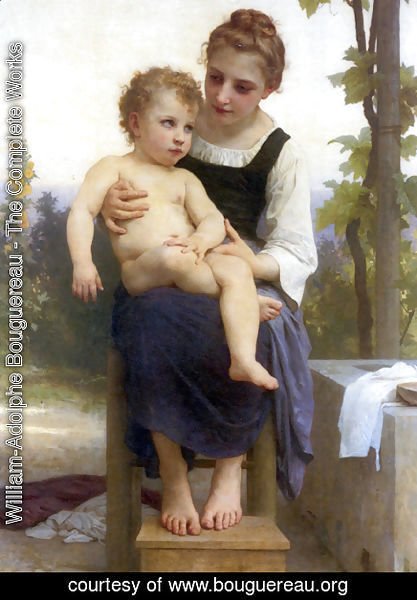 William-Adolphe Bouguereau - After the Bath