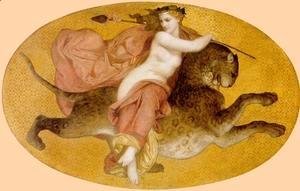 William-Adolphe Bouguereau - Bacchante on a  Panther