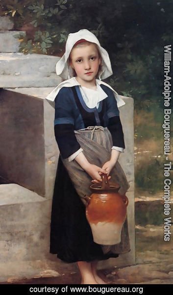 William-Adolphe Bouguereau - Girl by the Well