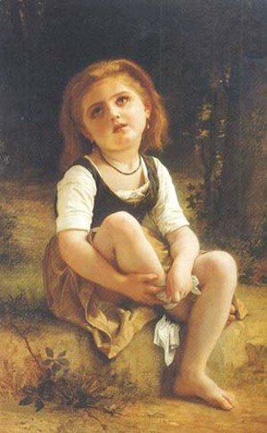 William-Adolphe Bouguereau - The Little Wound