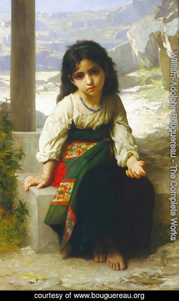 William-Adolphe Bouguereau - La Petite Mendiante