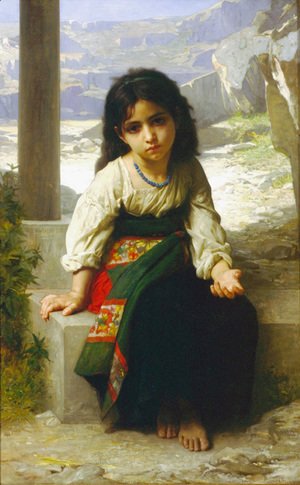 William-Adolphe Bouguereau - La Petite Mendiante