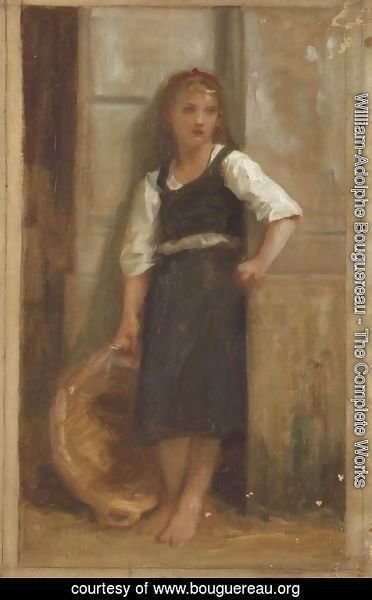 William-Adolphe Bouguereau - Etude pour La fille du pecheur