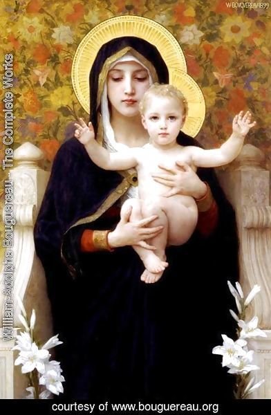 William-Adolphe Bouguereau - The Madonna of the Lilies