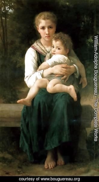 William-Adolphe Bouguereau - The Two Sisters