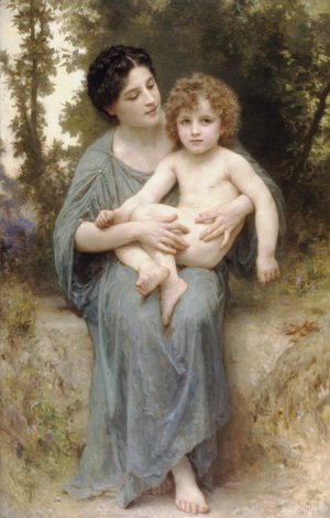 William-Adolphe Bouguereau - The younger brother 2