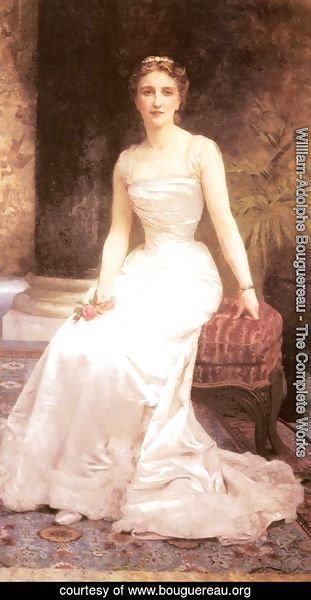 William-Adolphe Bouguereau - Portrait Of Madame Olry Roederer