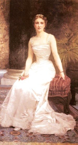 William-Adolphe Bouguereau - Portrait Of Madame Olry Roederer