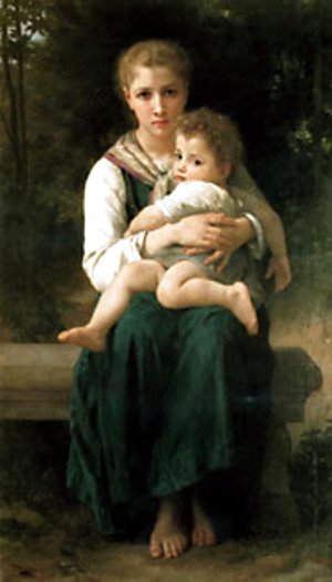 William-Adolphe Bouguereau - Brother And Sister