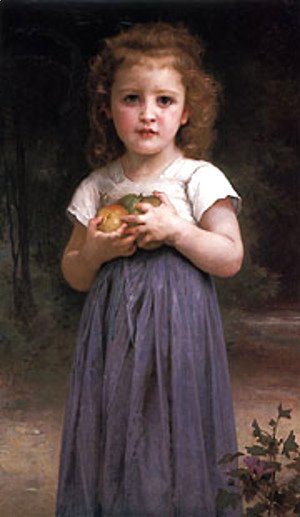 William-Adolphe Bouguereau - Jeune Fille Et Enfant