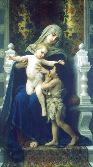 La Vierge LEnfant Jesus Et Saint Jean Baptiste2