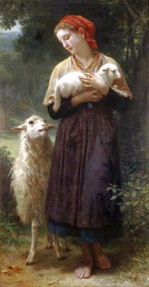 William-Adolphe Bouguereau - The Shepherdess 1873 165.1x87.6cm