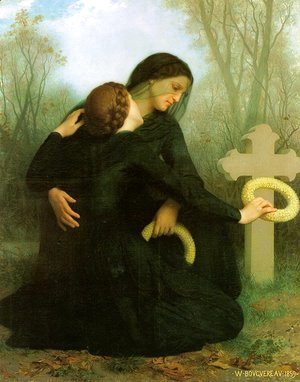 William-Adolphe Bouguereau - All Saints' Day (Le jour des morts) 1859