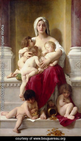 William-Adolphe Bouguereau - Charity 1878