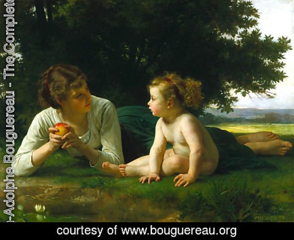 William-Adolphe Bouguereau - Temptation 1880