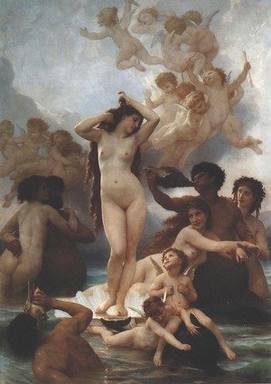 William-Adolphe Bouguereau - Birth of Venus